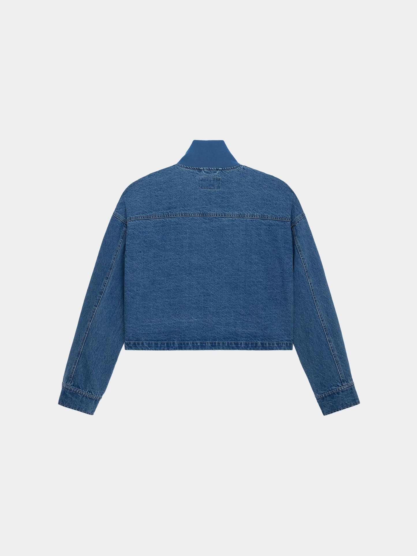 DENIM RELAXED FLIGHT JACKET WOMENS