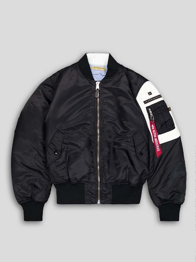 Undercover collaboration MA-1 bomber jacket in black