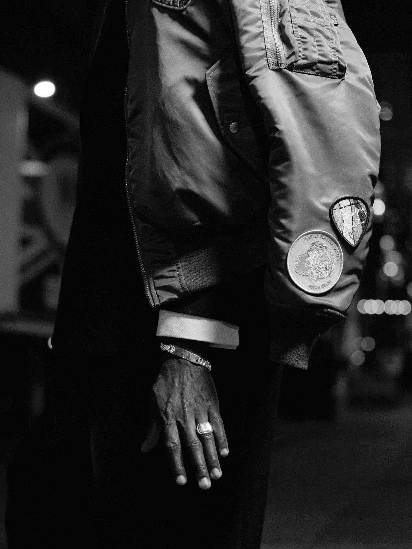 BUNNEY X ALPHA MA-1 BOMBER JACKET