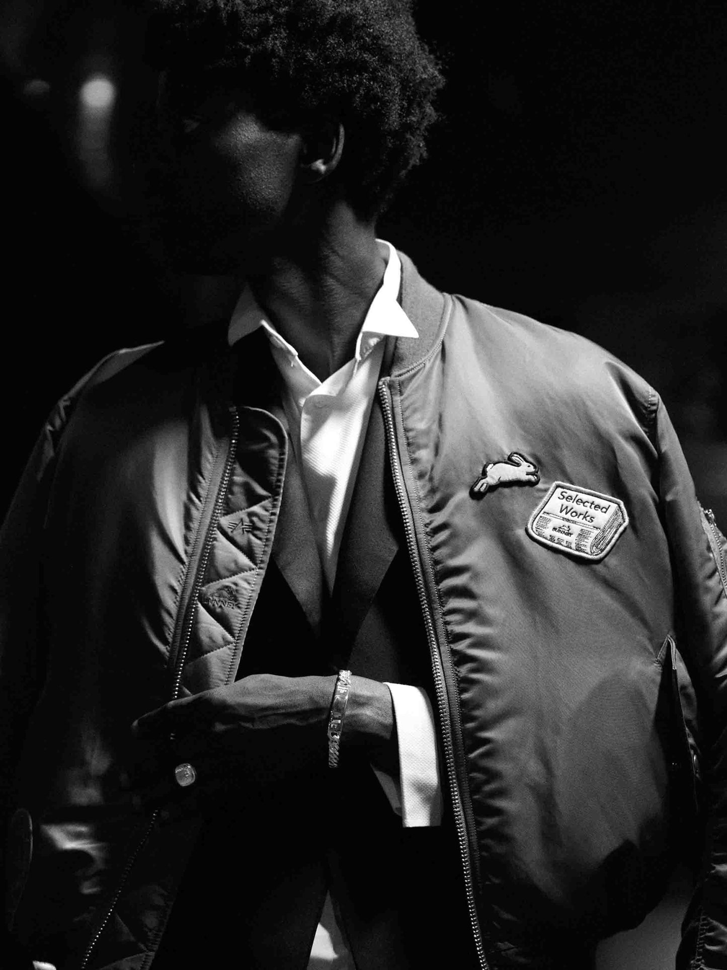 BUNNEY X ALPHA MA-1 BOMBER JACKET
