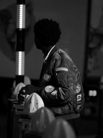 BUNNEY X ALPHA MA-1 BOMBER JACKET