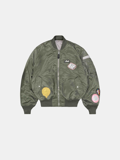 BUNNEY X ALPHA MA-1 BOMBER JACKET