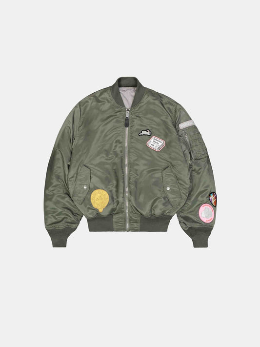 BUNNEY X ALPHA MA-1 BOMBER JACKET