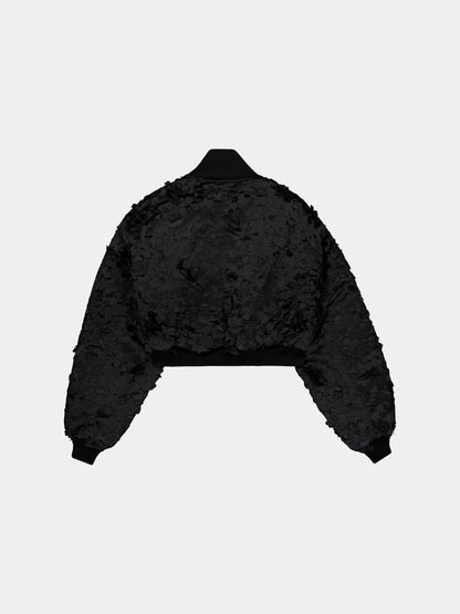 CECILIE BAHNSEN X ALPHA MA-1 LASER CUT BOMBER