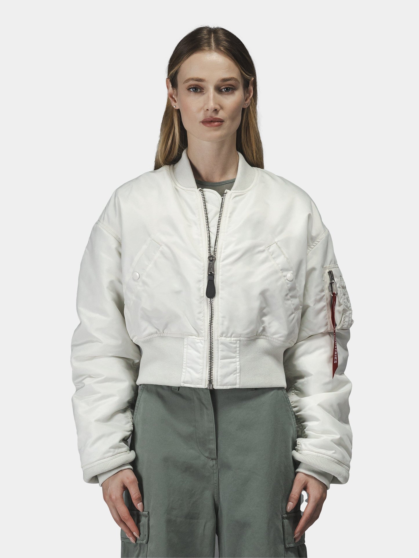 CROPPED MA-1 FLIGHT JACKET WOMENS (SEASONAL)
