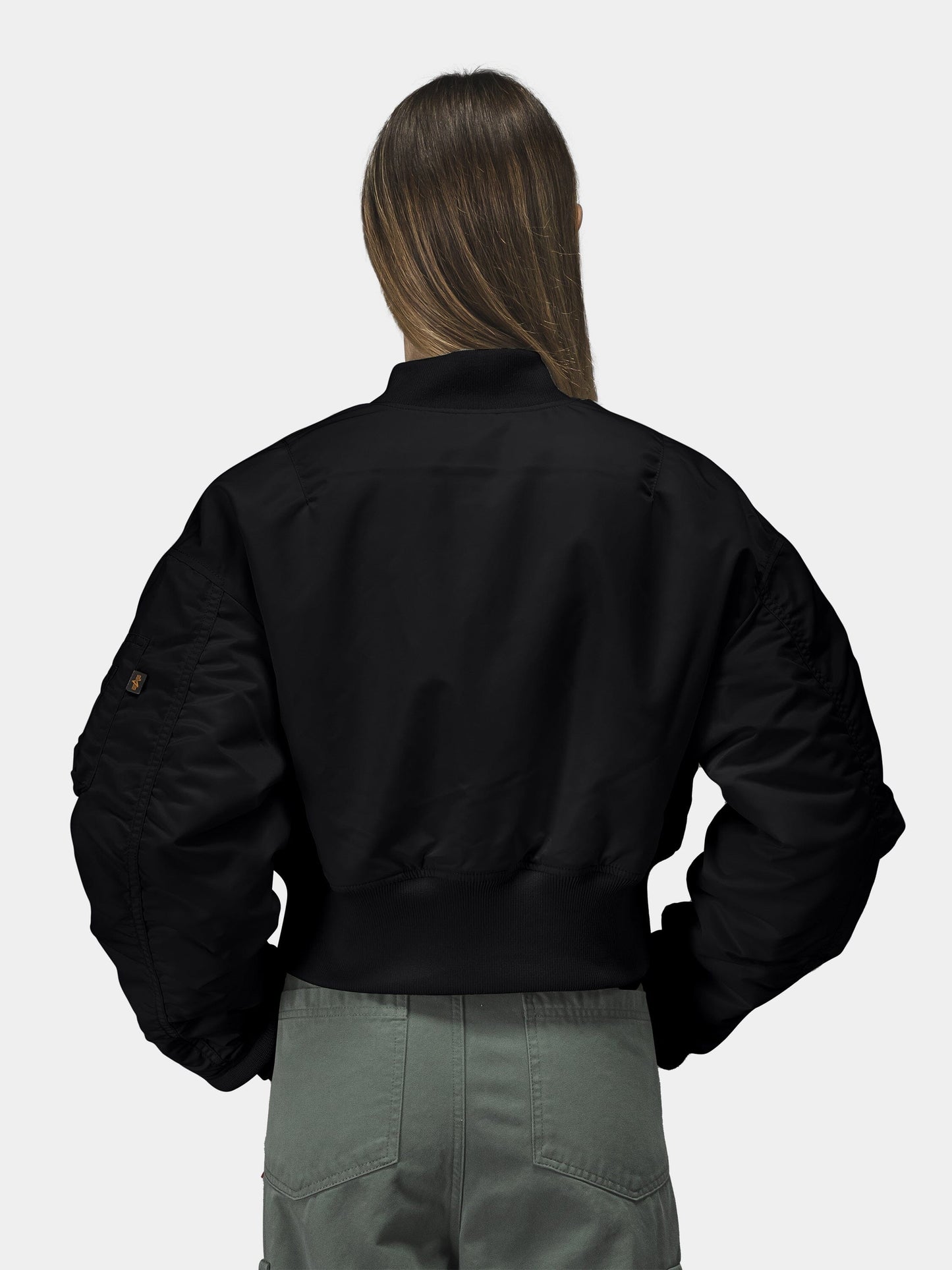 CROPPED MA-1 FLIGHT JACKET WOMENS