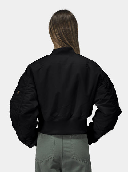 CROPPED MA-1 FLIGHT JACKET WOMENS