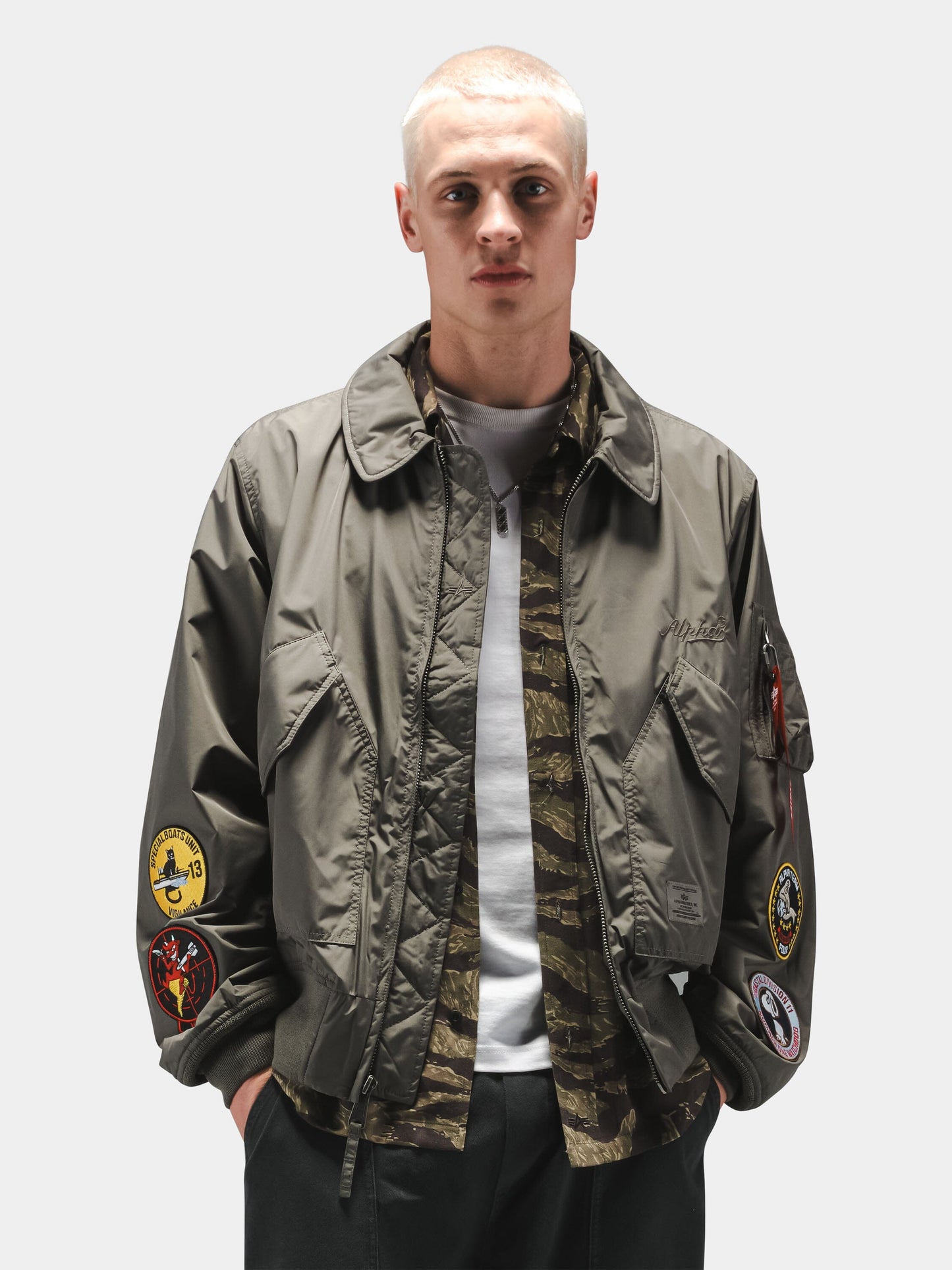 CWU 36/P RELAXED PATCHED FLIGHT JACKET
