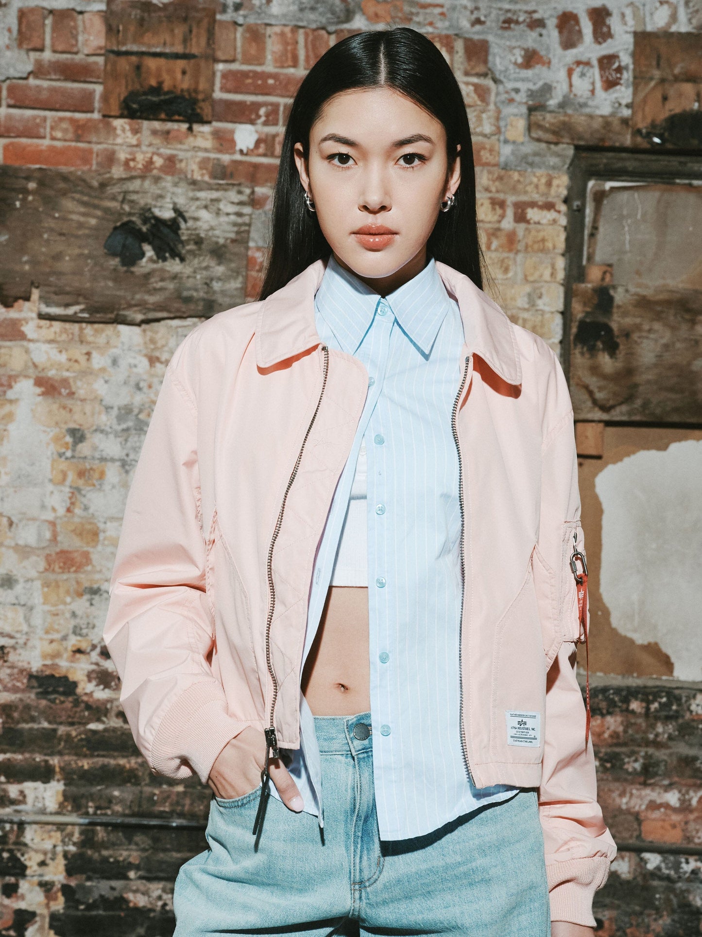 CWU 36/P BOMBER JACKET WOMENS (BLUSH PINK, FIELD GRAY)