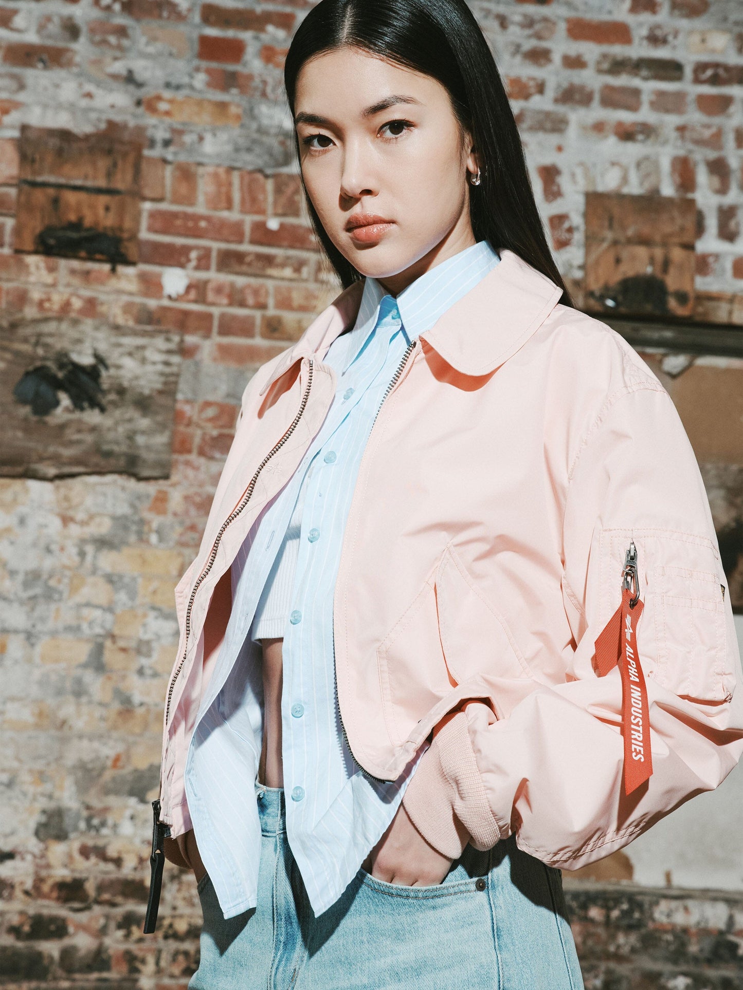 CWU 36/P BOMBER JACKET WOMENS (BLUSH PINK, FIELD GRAY)