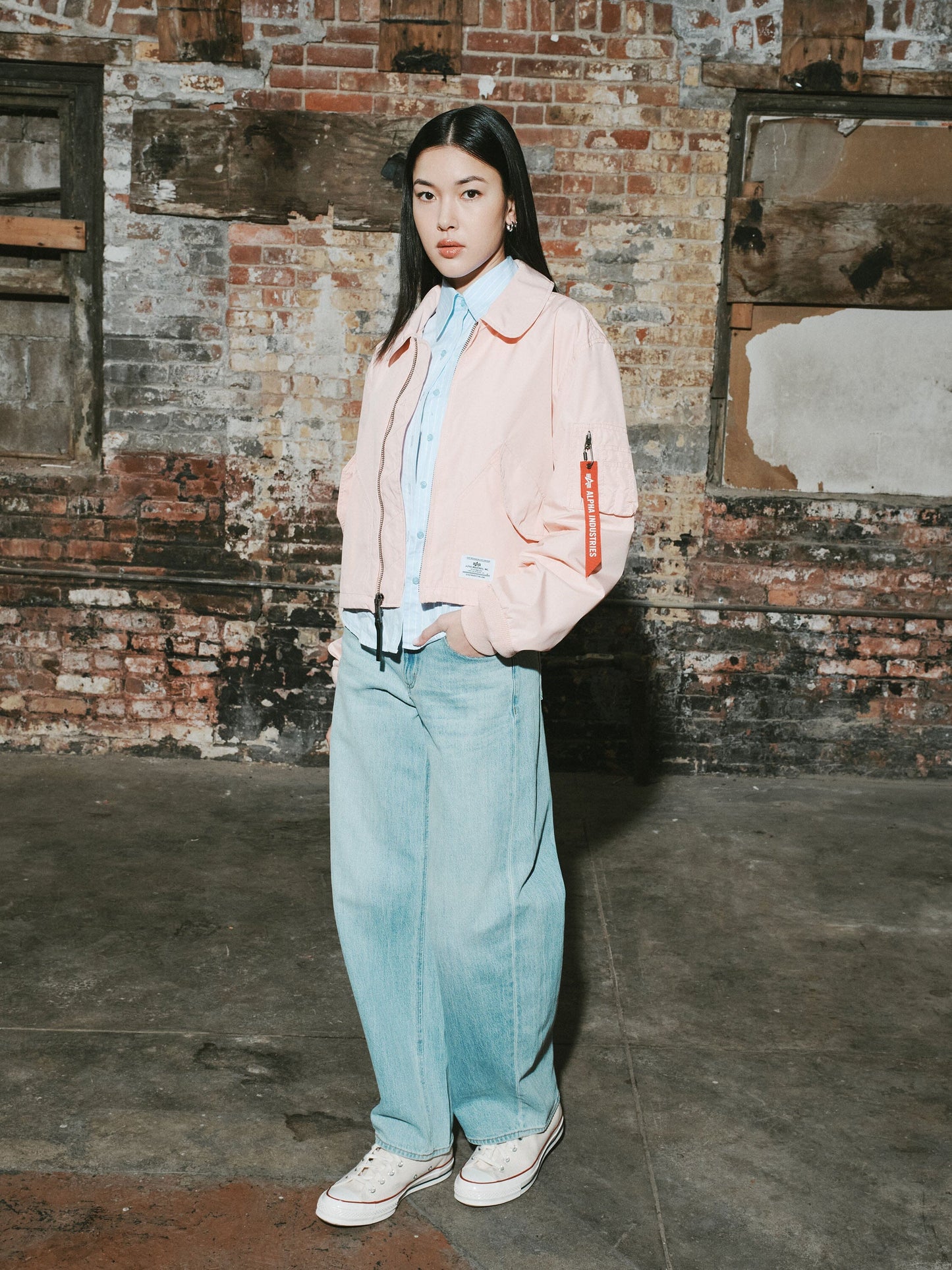 CWU 36/P BOMBER JACKET WOMENS (BLUSH PINK, FIELD GRAY)