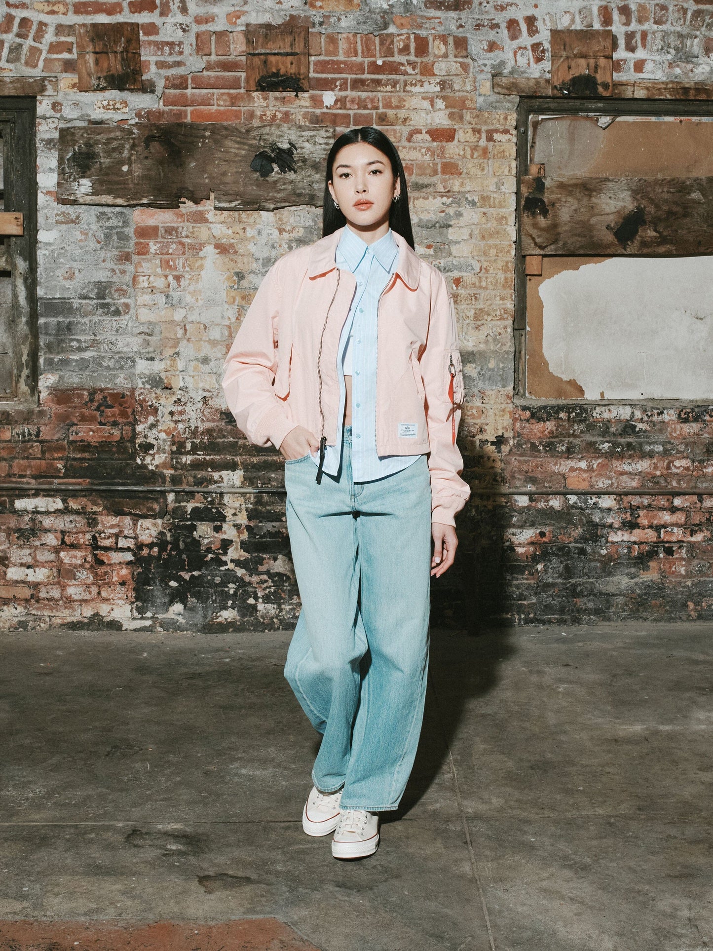 CWU 36/P BOMBER JACKET WOMENS (BLUSH PINK, FIELD GRAY)