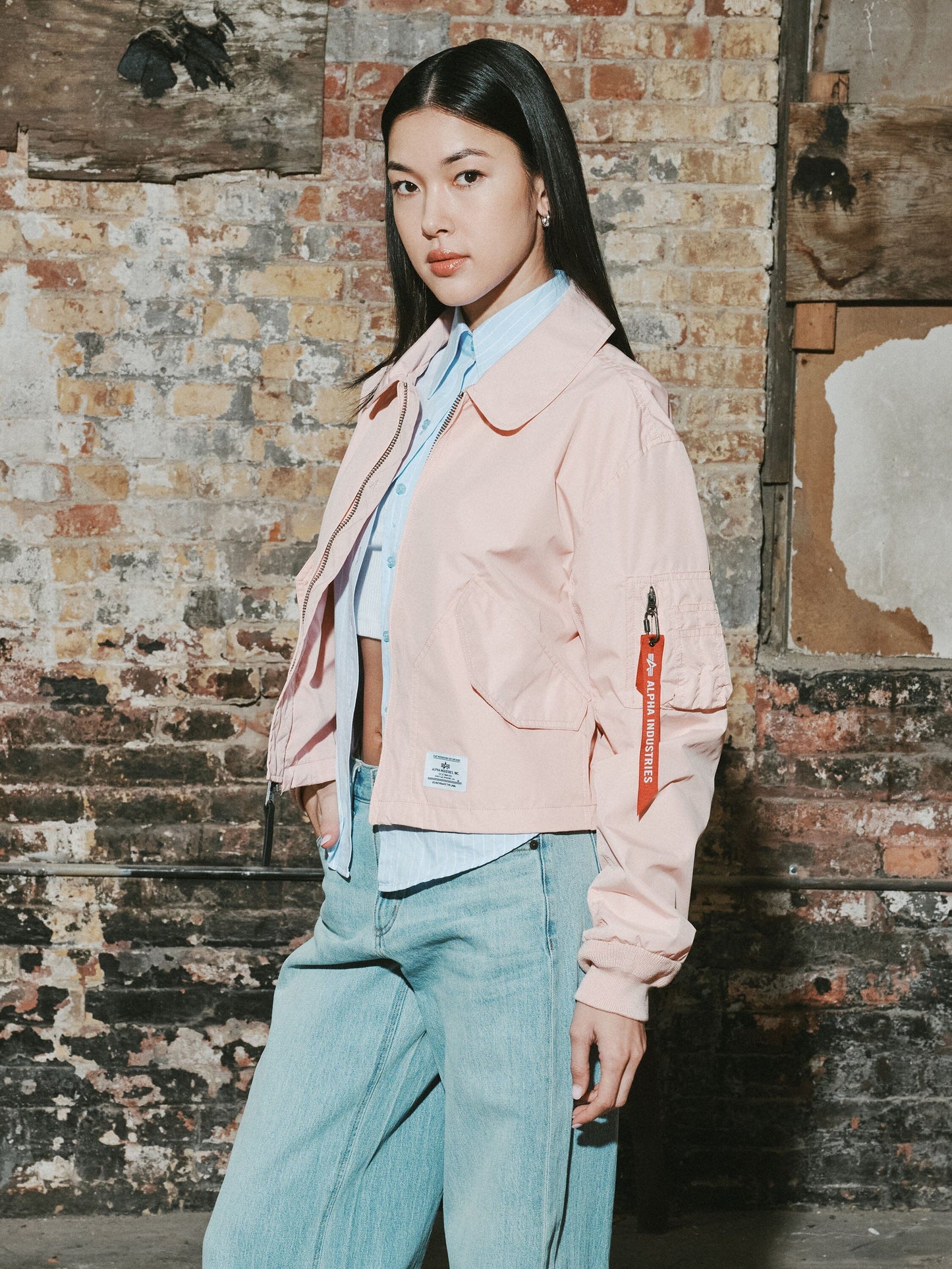 CWU 36/P BOMBER JACKET WOMENS (BLUSH PINK, FIELD GRAY)