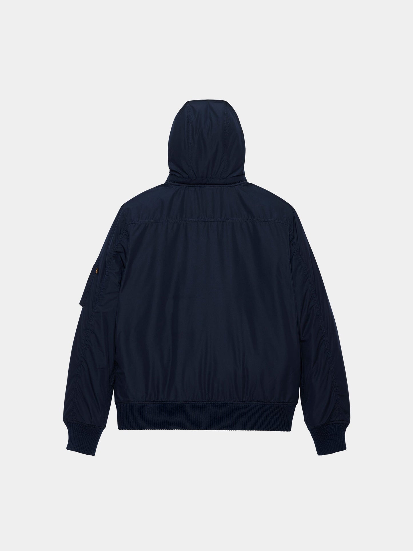 MA-1 HOODED RIB BOMBER JACKET
