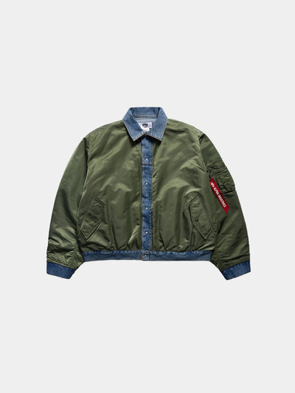 JUNYA WATANABE X ALPHA DECONSTRUCTED MA-1 BOMBER JACKET