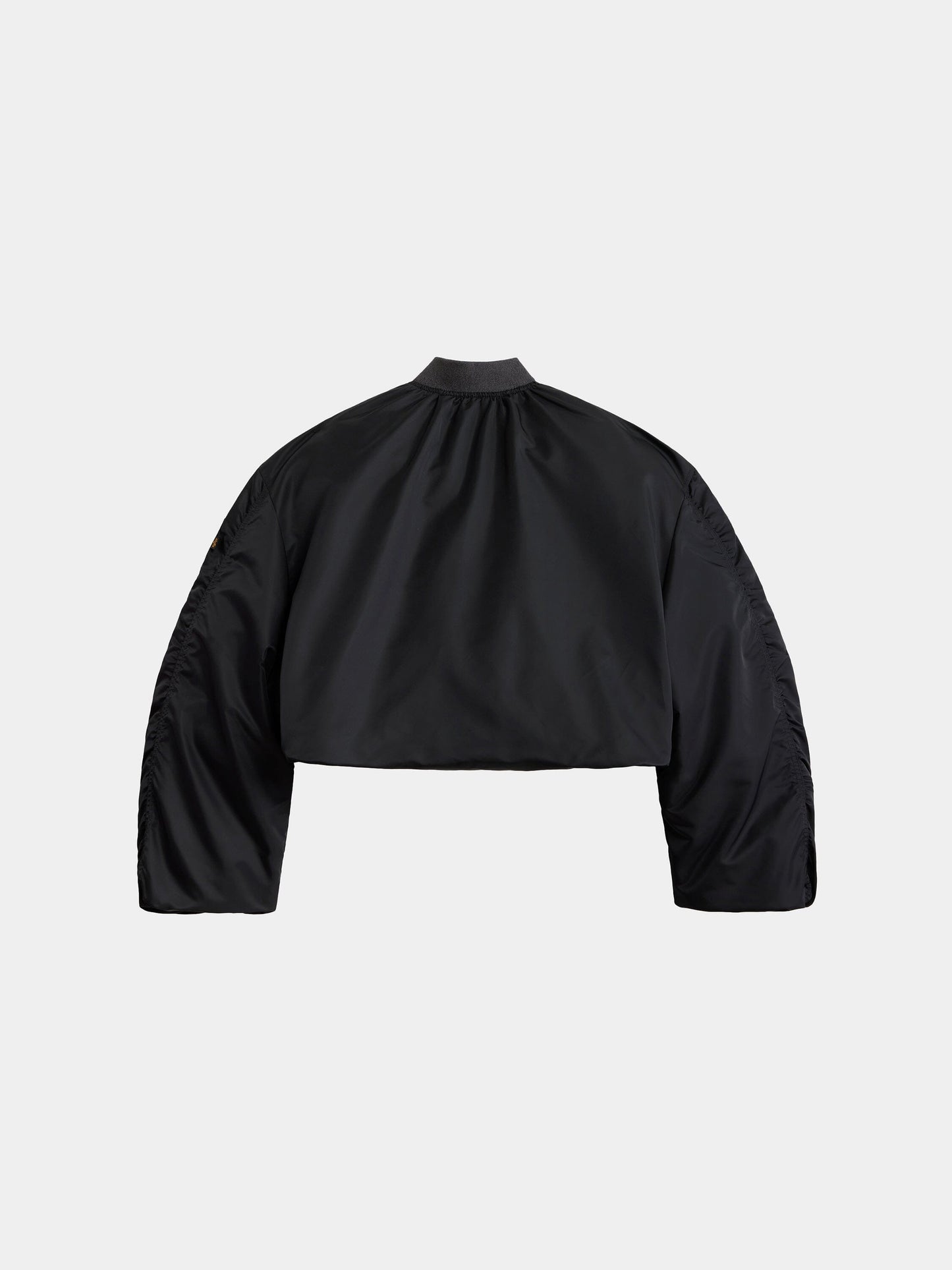 KNIT RIB MA-1 FLIGHT JACKET WOMENS