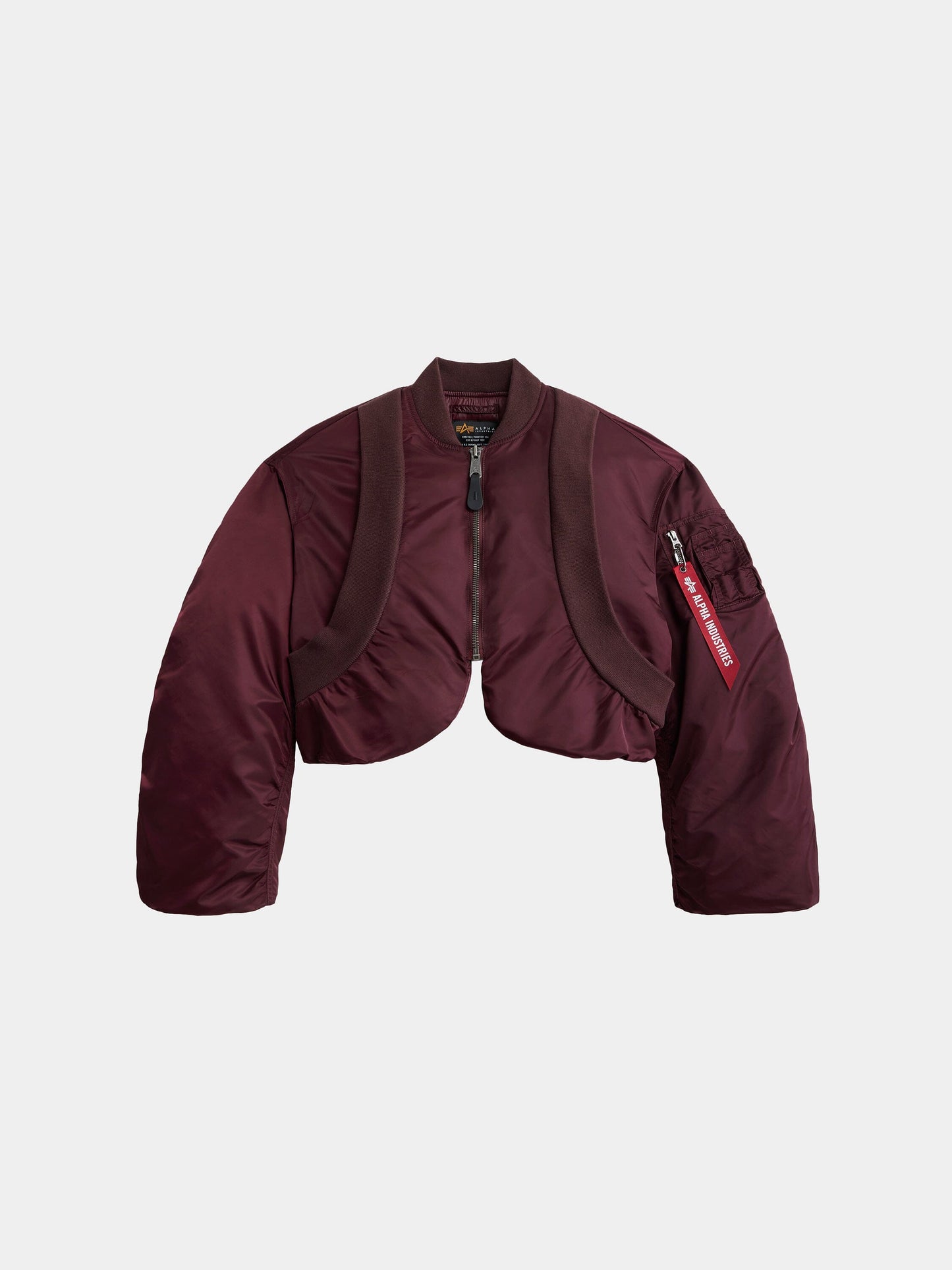 KNIT RIB MA-1 FLIGHT JACKET WOMENS