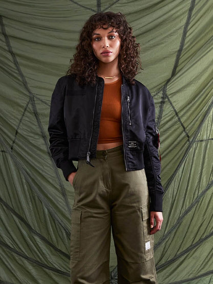 L-2B CROPPED GEN II BOMBER JACKET WOMENS