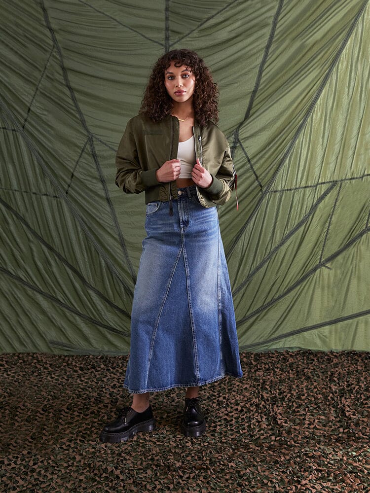 L-2B CROPPED GEN II BOMBER JACKET WOMENS