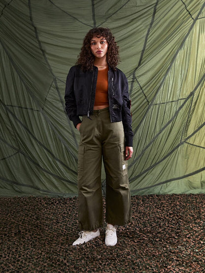 L-2B CROPPED GEN II BOMBER JACKET WOMENS