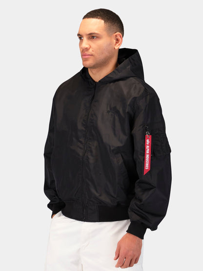 LOGO L-2B HOODED HUNTER FLIGHT JACKET