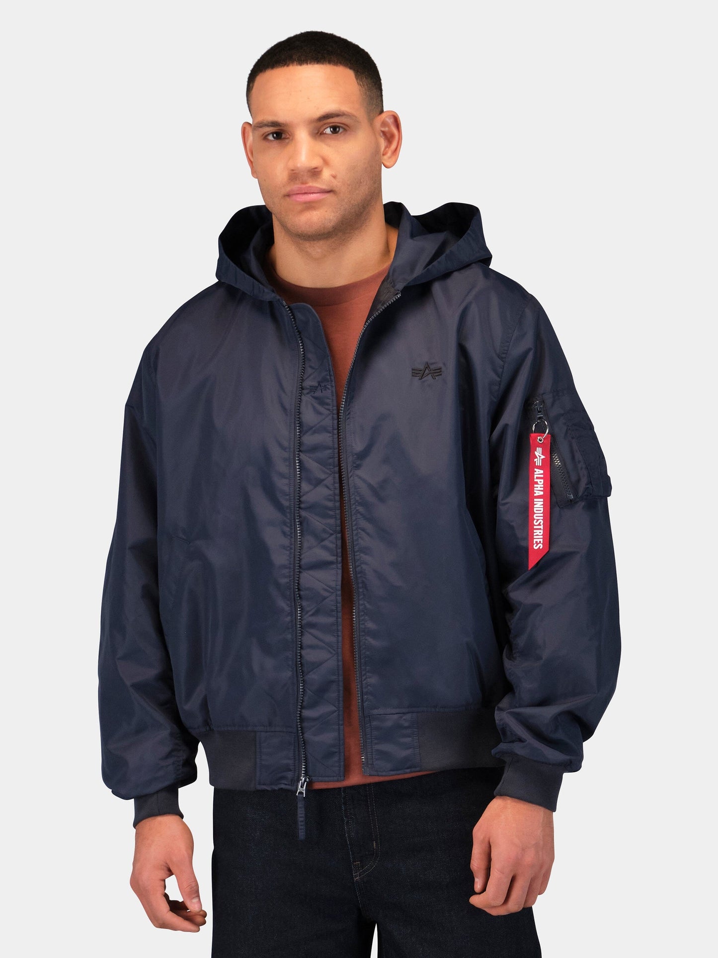 LOGO L-2B HOODED HUNTER FLIGHT JACKET