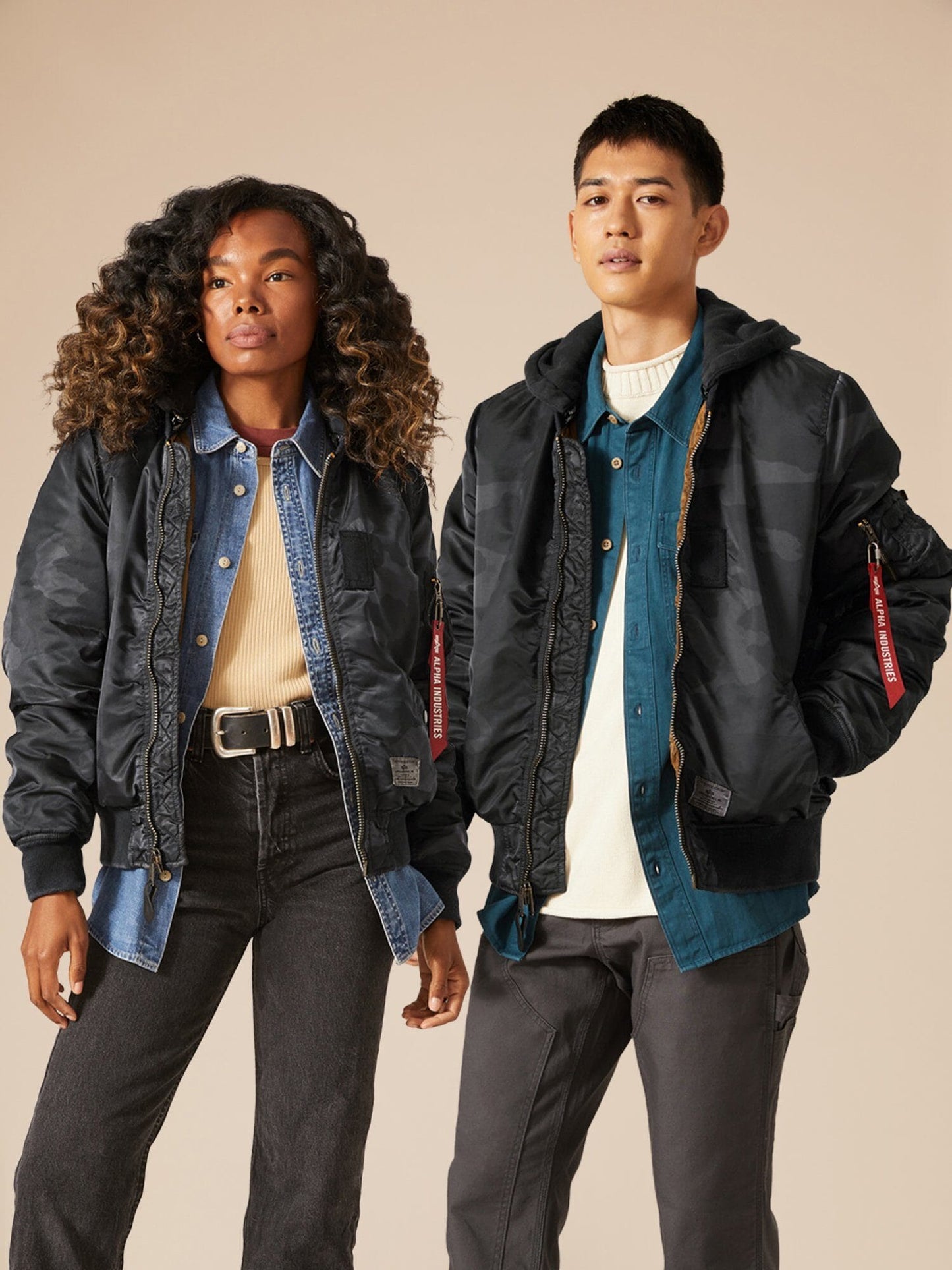 MA-1 HOODED BATTLEWASH BOMBER JACKET