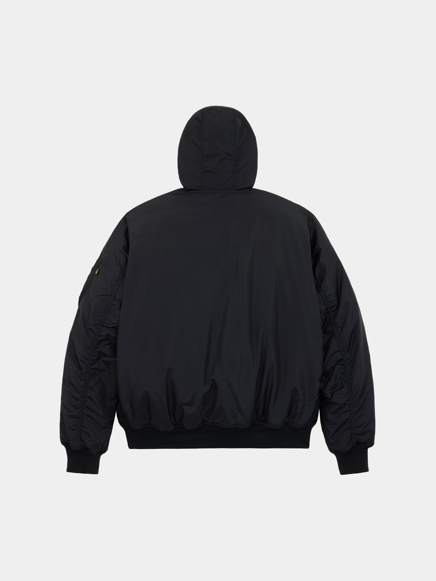 MA-1 HOODED OXFORD BOMBER JACKET