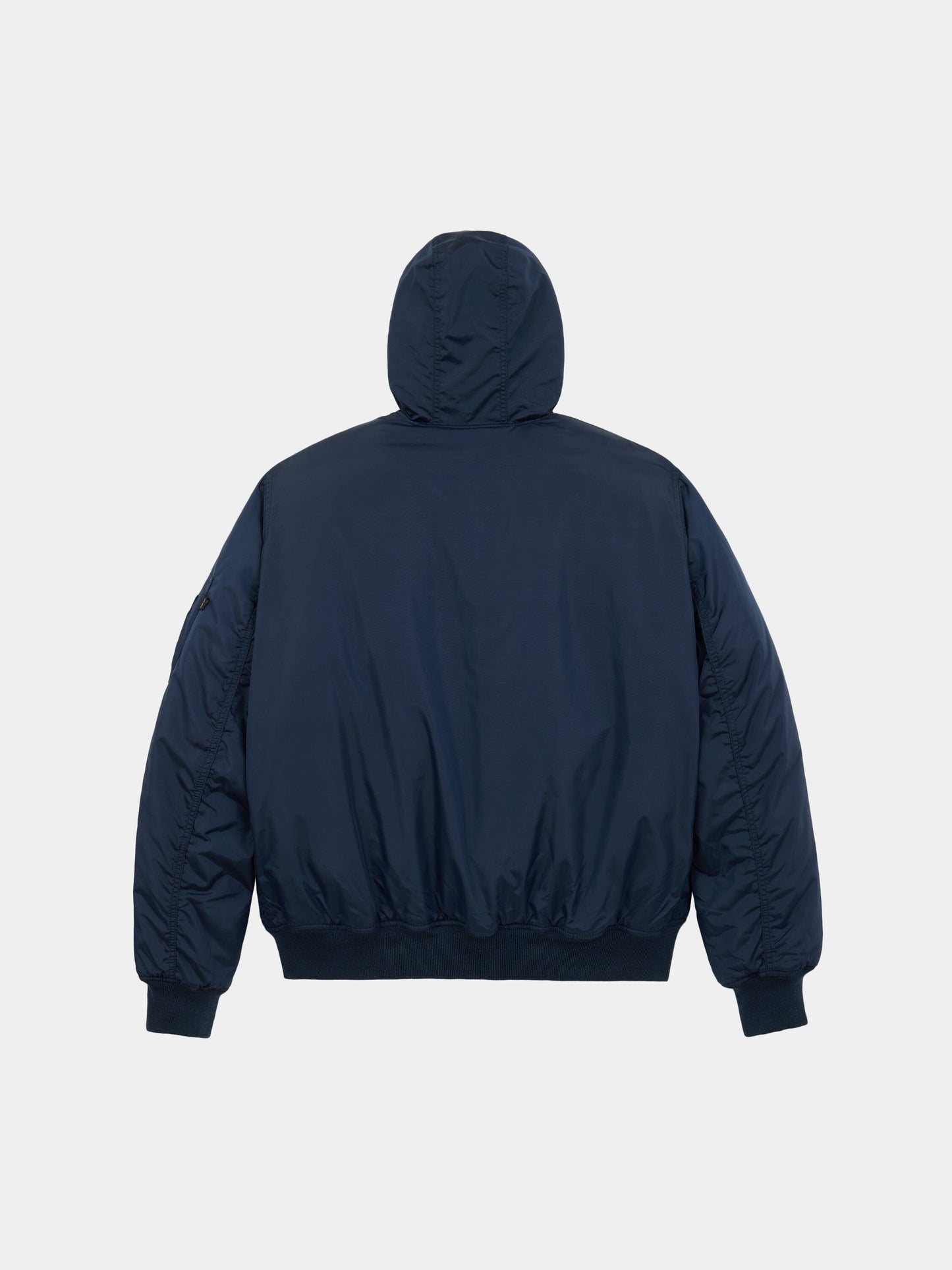 MA-1 HOODED OXFORD BOMBER JACKET