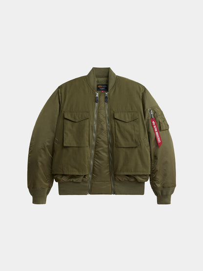 MA-1 MIXED COTTON FLIGHT JACKET