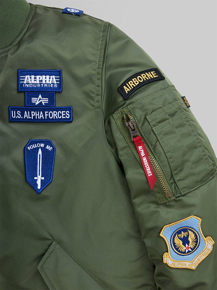 YOUTH MA-1 SQUADRON BOMBER JACKET
