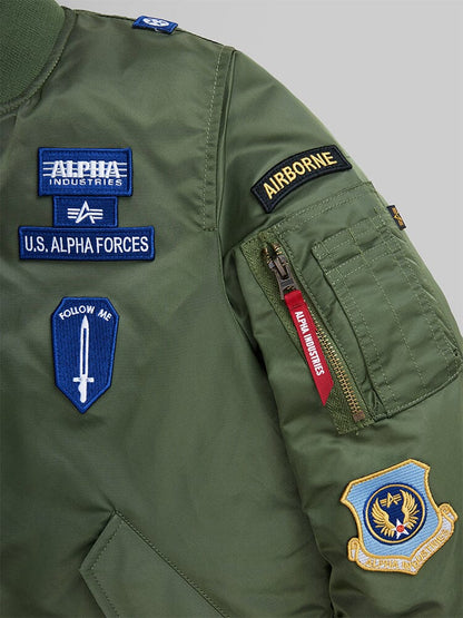 YOUTH MA-1 SQUADRON BOMBER JACKET