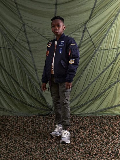 YOUTH MA-1 SQUADRON BOMBER JACKET