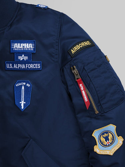 YOUTH MA-1 SQUADRON BOMBER JACKET