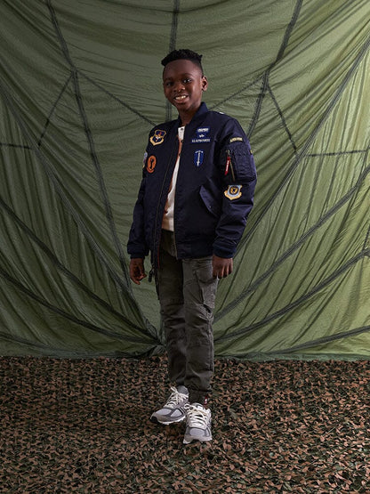 YOUTH MA-1 SQUADRON BOMBER JACKET
