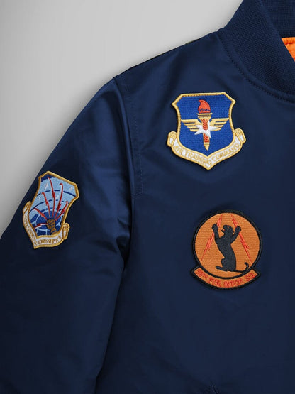 YOUTH MA-1 SQUADRON BOMBER JACKET