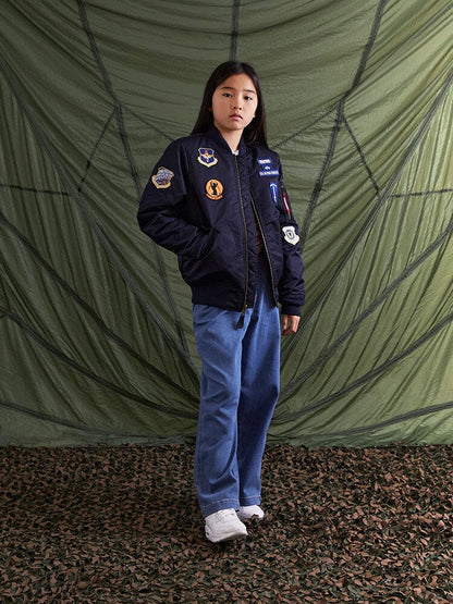 YOUTH MA-1 SQUADRON BOMBER JACKET