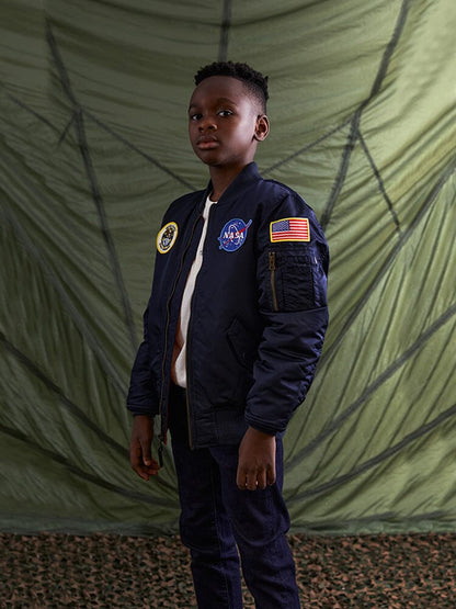 YOUTH NASA MA-1 BOMBER JACKET
