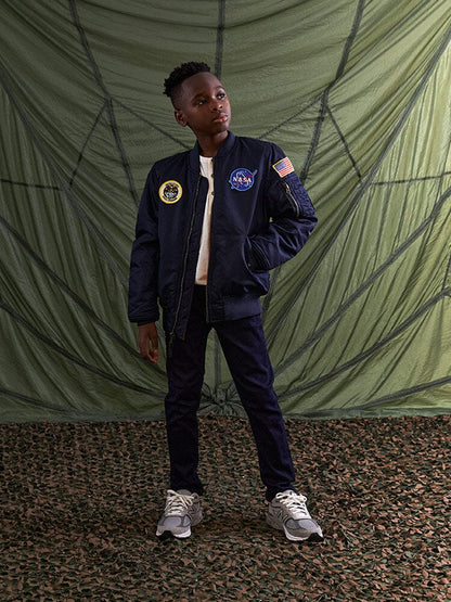 YOUTH NASA MA-1 BOMBER JACKET