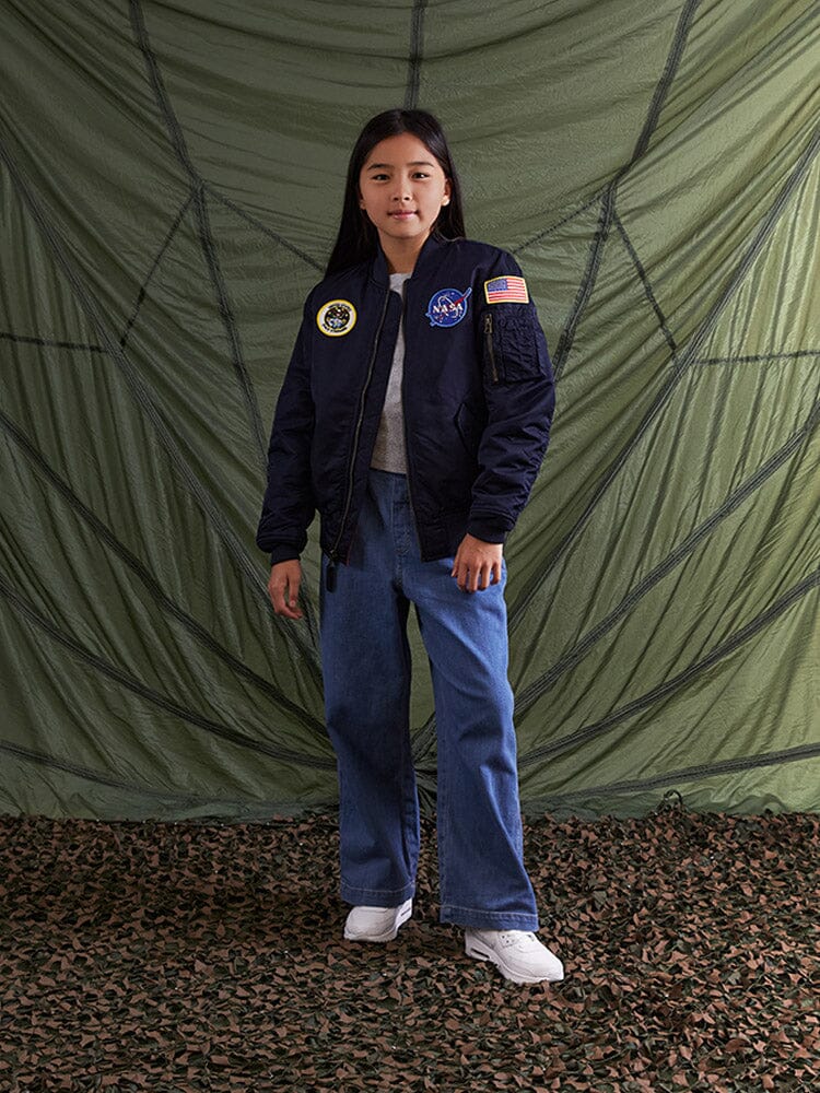 YOUTH NASA MA-1 BOMBER JACKET