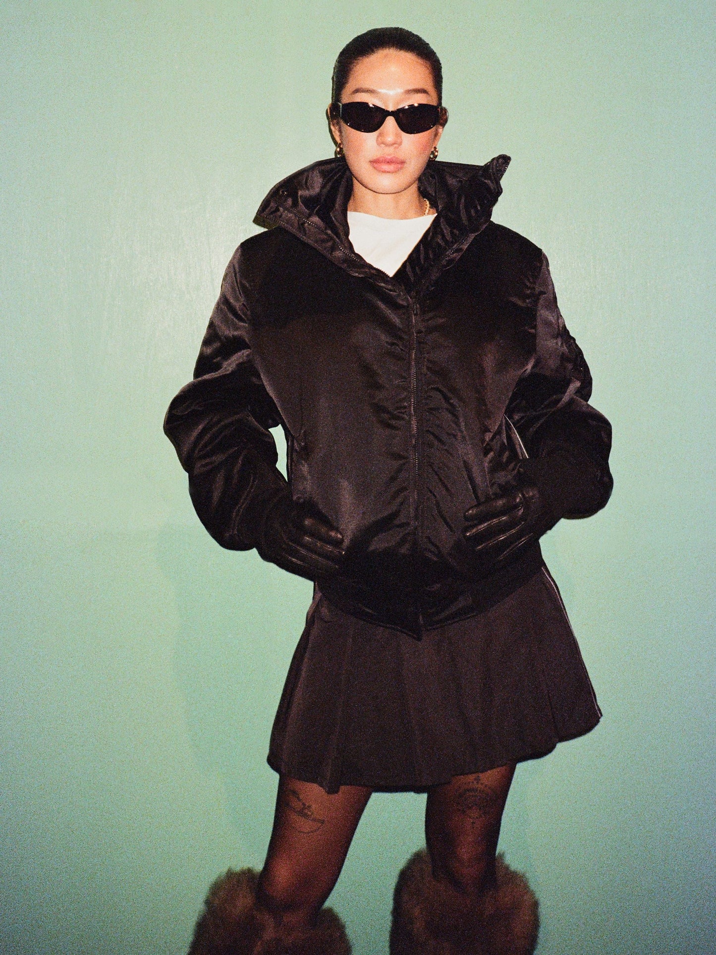 PEGGY GOU X ALPHA COCOON BOMBER JACKET WOMENS