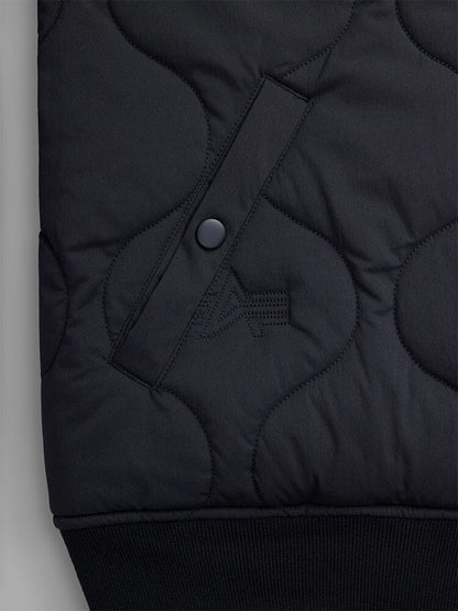 REVERSIBLE ONION QUILTED MA-1 BOMBER JACKET