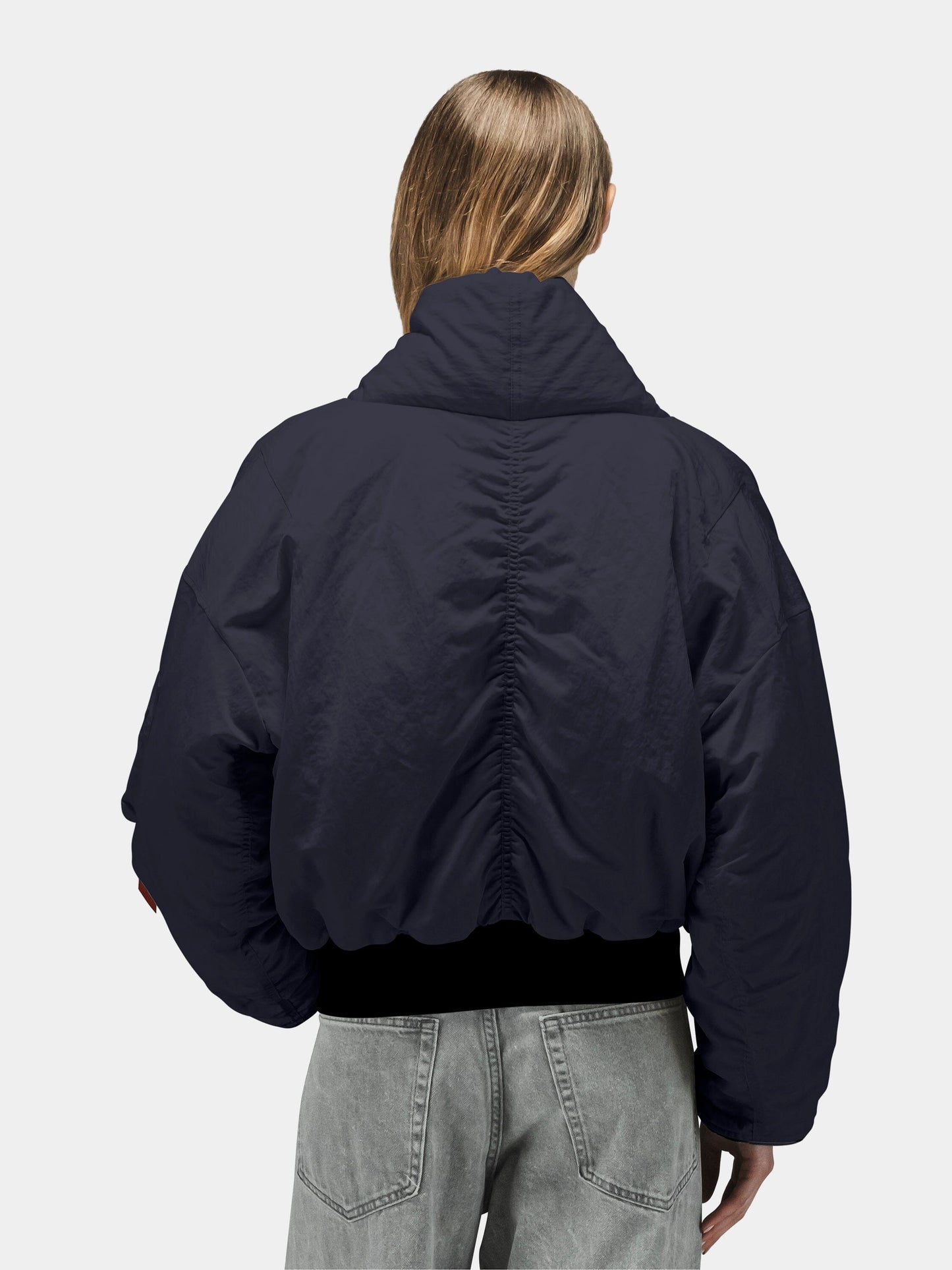 SHAWL COLLAR BOMBER JACKET WOMENS