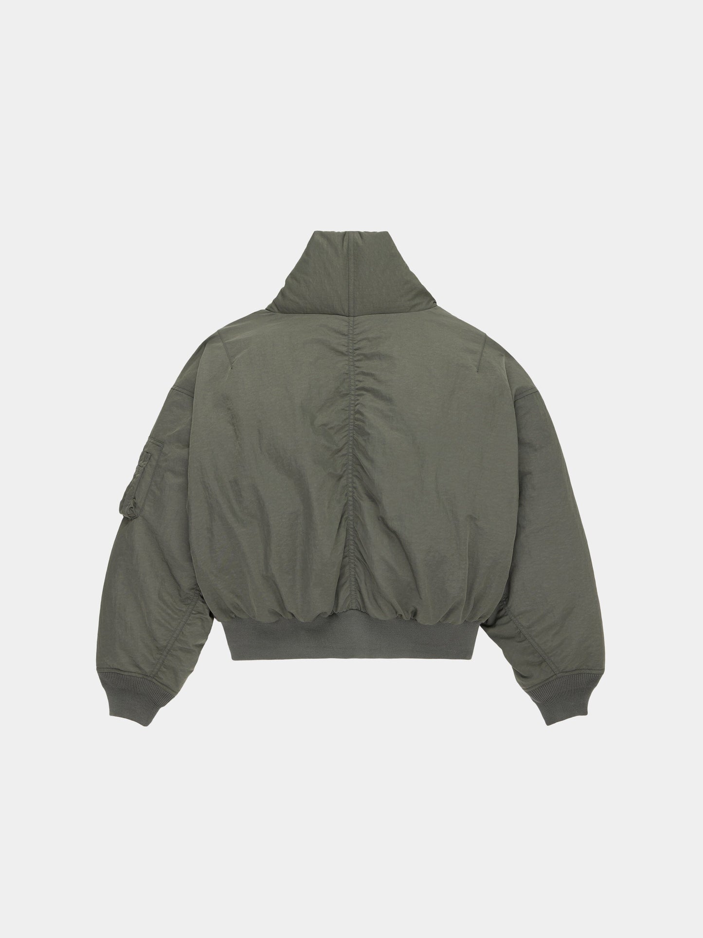 SHAWL COLLAR BOMBER JACKET WOMENS (FIELD GRAY)