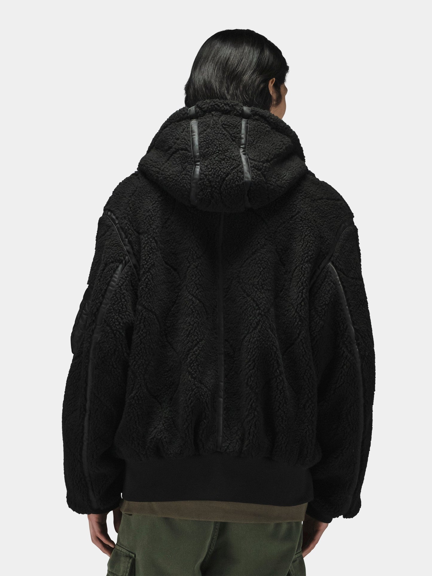 SHERPA ONION QUILTING FLIGHT JACKET