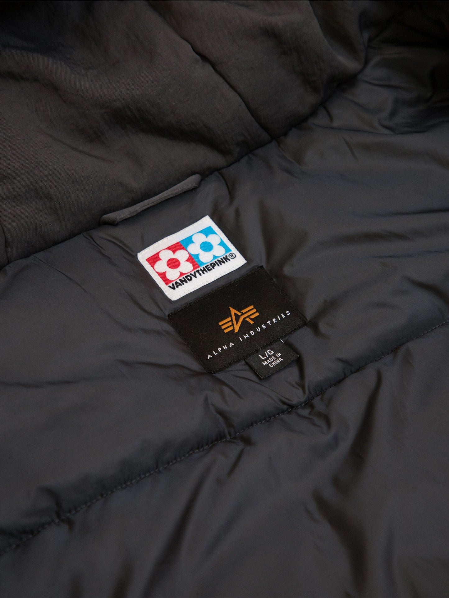 VANDY THE PINK X ALPHA INDUSTRIES ANIMAL JACKET