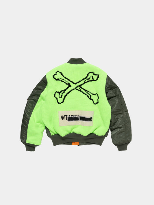 WTAPS X ALPHA MA-1 BOMBER JACKET
